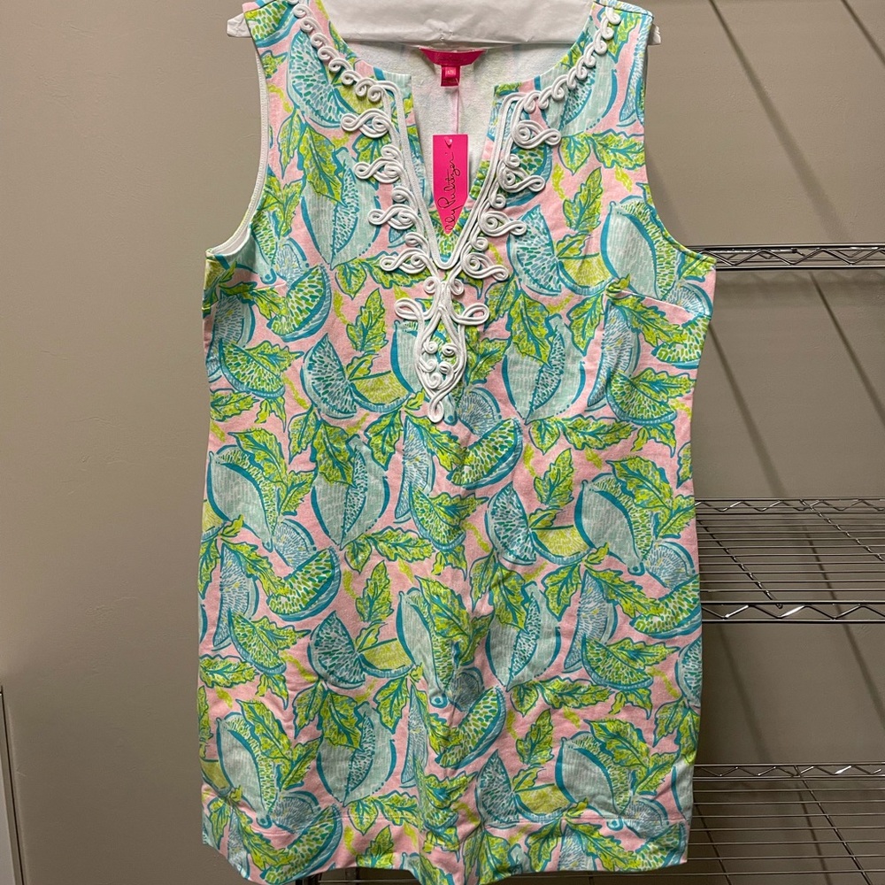 Lilly Pulitzer Harper Shift Urchin Pink Dress XXL
